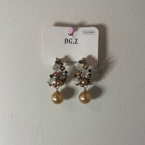 Gold and Silver Women's Earrings